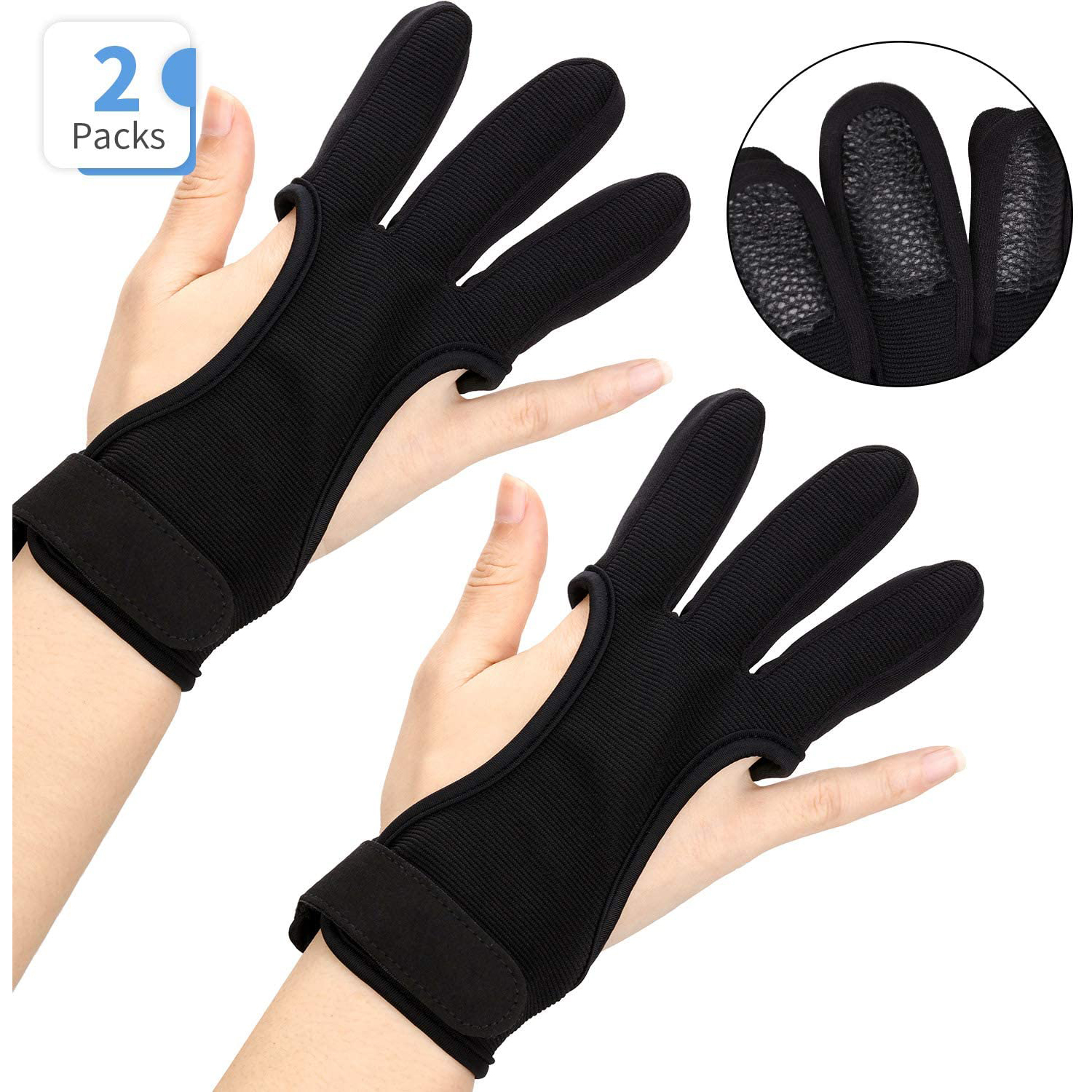 射箭三指护指手套