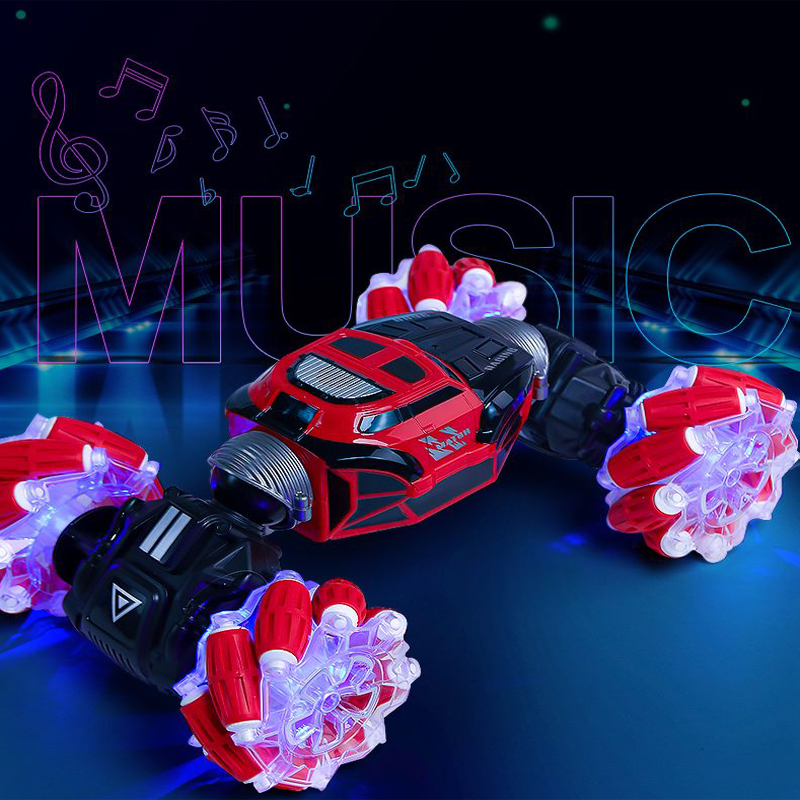 sm423010新款手势感应四驱扭变双面变形遥控车越野漂移车遥控特技车